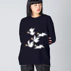 Amiの5羽の白鳥の王子 ビッグシルエットロングスリーブTシャツ