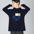 3×3 のドット絵の葛飾北斎 - 3×3 のドット絵 Big Long Sleeve T-Shirt