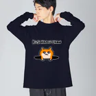 NORICOPOの穴から覗くクソハムちゃん ビッグシルエットロングスリーブTシャツ