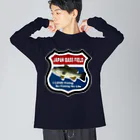 takaki1982のJapan Bass Field バス釣り大好き ロードサイン風 Big Long Sleeve T-Shirt