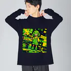 東京少年少女達のペンキガール Big Long Sleeve T-Shirt