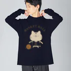 ユウィズのバスケットボールネコ Big Long Sleeve T-Shirt