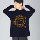 TokoTokoStudioのトコろん_ポップ_オレンジ Big Long Sleeve T-Shirt