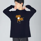 しの田サバニレの笑顔がデフォルトのInu-色濃大- Big Long Sleeve T-Shirt