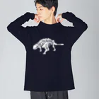 se18depsショップのみんな大好きアンキロサウルスの骨 Big Long Sleeve T-Shirt