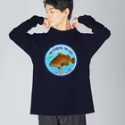 猫と釣り人のKIJIHATA_2R ビッグシルエットロングスリーブTシャツ