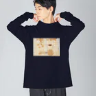 いちのせかぶとgoodsのゆたっりすごすだいじなじかん Big Long Sleeve T-Shirt