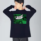 EDGE WATER IN officialのE.W.I Big-L/S-T➁ 「Television」#2 Big Long Sleeve T-Shirt