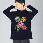 LalaHangeulの野の花シリーズ　X(エックス) Big Long Sleeve T-Shirt