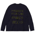 おおむら農場のアルファベット Big Long Sleeve T-Shirt