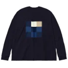 3×3 のドット絵の葛飾北斎 - 3×3 のドット絵 Big Long Sleeve T-Shirt