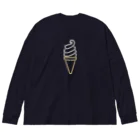 marinaのソフトクリーム（color） Big Long Sleeve T-Shirt