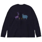 nachau7のジャッカルと牛 Big Long Sleeve T-Shirt