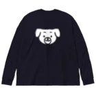 M-kuwaharaのDog Big Long Sleeve T-Shirt