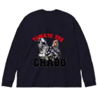 アトリエねぎやまのTOMATO the CHABO ビッグシルエットロングスリーブTシャツ