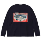 金星灯百貨店の白猫印の宇宙食　おさかな味 Big Long Sleeve T-Shirt