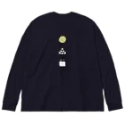 気ままに創作　よろず堂のお月見 Big Long Sleeve T-Shirt