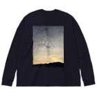 風景 Sophieの鱗雲 ビッグシルエットロングスリーブTシャツ