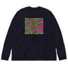  1st Shunzo's boutique の薔薇の嵐 ビッグシルエットロングスリーブTシャツ