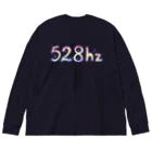 OHANABATAKEの528hz  ビッグシルエットロングスリーブTシャツ