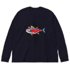 まめのき。のまぐろ部位① Big Long Sleeve T-Shirt