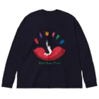 EASEのふわふわオコジョ Big Long Sleeve T-Shirt