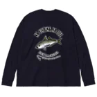 猫と釣り人のMAAJI_EB_1CW Big Long Sleeve T-Shirt