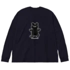 まるころ雑貨店の黒くまハーネン Big Long Sleeve T-Shirt