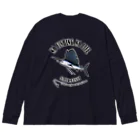 猫と釣り人のBASHOUKAJIKI_EB_1CW Big Long Sleeve T-Shirt