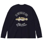 猫と釣り人のMAHAZE_EB_2CW Big Long Sleeve T-Shirt