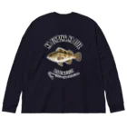 猫と釣り人のMEBARU_EB_2CW Big Long Sleeve T-Shirt