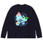 yuccoloの泡あわパラダイス Big Long Sleeve T-Shirt