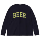 カレッジロゴ何か良いのビールカレッジ Big Long Sleeve T-Shirt