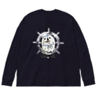 犬グッズの店しえるぶるーのマリンだワン　ペキニーズ Big Long Sleeve T-Shirt