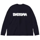 mastertape™のDystopia (Bubble Logo) Big Long Sleeve T-Shirt