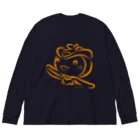 TokoTokoStudioのトコろん_ポップ_オレンジ Big Long Sleeve T-Shirt