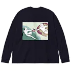 山形屋米店のアダムの創造SNKRS Big Long Sleeve T-Shirt