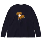 しの田サバニレの笑顔がデフォルトのInu-色濃大- Big Long Sleeve T-Shirt