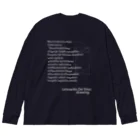 OtsuCHEEのウィトルウィウス　tb ビッグシルエットロングスリーブTシャツ