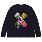 LalaHangeulの野の花シリーズ　X(エックス) Big Long Sleeve T-Shirt