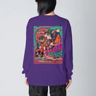 ねこのLAPHCONESSのラフヴーリンロゴ Big Long Sleeve T-Shirt