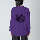 puqpuq Waveformのpuqpuq flower Big Long Sleeve T-Shirt