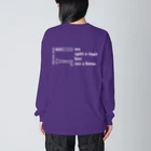 柔整はカワイイの骨とテープ（白文字） Big Long Sleeve T-Shirt