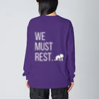 tired.の【オータム】"We must rest." by tired. ビッグシルエットロングスリーブTシャツ