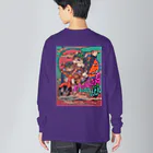 ねこのLAPHCONESSのラフヴーリンロゴ Big Long Sleeve T-Shirt