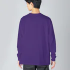violetpennes23のきのこの世界 ビッグシルエットロングスリーブTシャツ