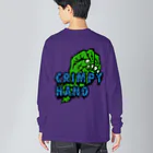 Saicho公式ショップのCrimpy Hand Logo Big Long Sleeve T-Shirt