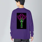 現代アートの巨匠の5画の花 Big Long Sleeve T-Shirt