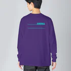 背中でアピールしてるのANEMIA 貧血 Big Long Sleeve T-Shirt