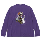 -BRIGHTS-のスケボー犬のおでかけ！skateboarding dog Big Long Sleeve T-Shirt